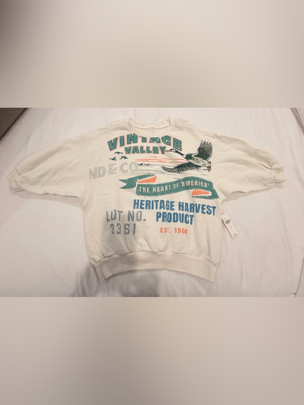 ANTHROPOLOGIE Pilcro Niki Bubble Graphic Print Sweatshirt - Picture 4 of 7